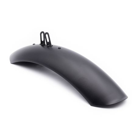 Front mudguards aluminium black - fat
