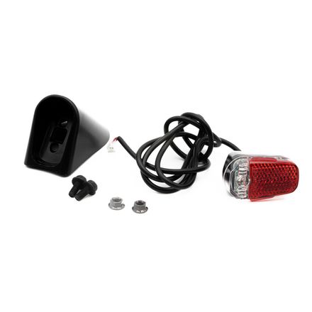 Rear brake light with cables, screws and bracket - kit