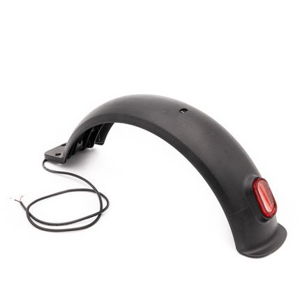 Rear fender with LED light