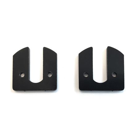 U-shaped iron fastener for rear wheel