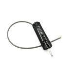 Base-fissaggio-lucchetto-con-vite-M4x12-e-lucchetto-a-combinazione-antifurto